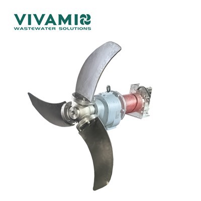 Ponorná miešačka hnoja na čistenie odpadových vôd z dobytka – nehrdzavejúca oceľ, efektívne miešanie pre bioplynové digestory a nádrže na skladovanie hnoja